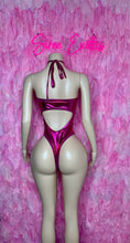 Load image into Gallery viewer, Pink Glitz Halter One Piece
